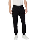 Armani Exchange Black Cotton Joggers (Workout Pants)