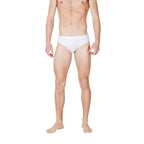 EA7 Emporio Armani Bicolor Polyester Swim Briefs