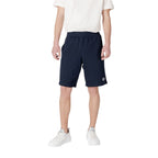 EA7 Emporio Armani Blue Cotton Bermuda Shorts