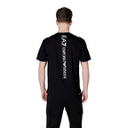 EA7 Emporio Armani Black And White Cotton Sportswear