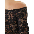 Morgan De Toi Black Polyamide Long Sleeve T-Shirt