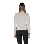 Morgan De Toi Cream Viscose Cardigan