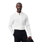 Lacoste White Linen Shirt