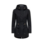 Only Black Polyester Parka