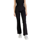 Jacqueline De Yong Black Viscose Flared Pants