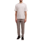 Armani Exchange Beige Lyocell Casual Pants