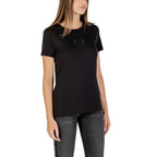 Armani Exchange Black Cotton T-Shirt