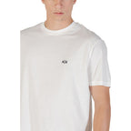 Armani Exchange Cream Cotton T-Shirt