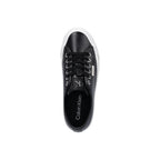 Calvin Klein Jeans Black Leather Low Top Sneakers