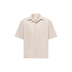 Only & Sons Beige Cotton Shortsleeve Shirt