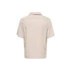 Only & Sons Beige Tencel Shortsleeve Shirt