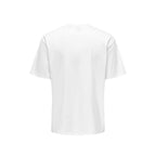 Only & Sons White Organic Cotton T-Shirt