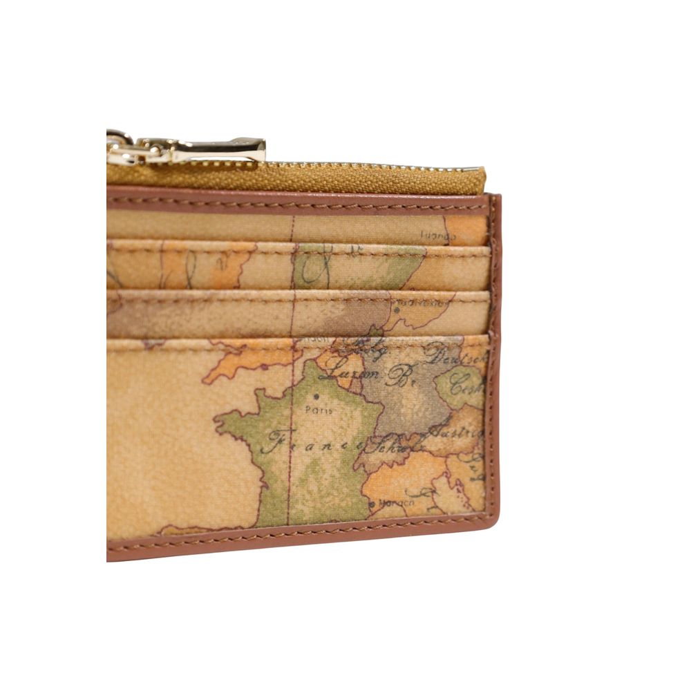 Alviero Martini Prima Classe Beige Pvc Cardholder