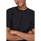 Only & Sons Black Organic Cotton T-Shirt