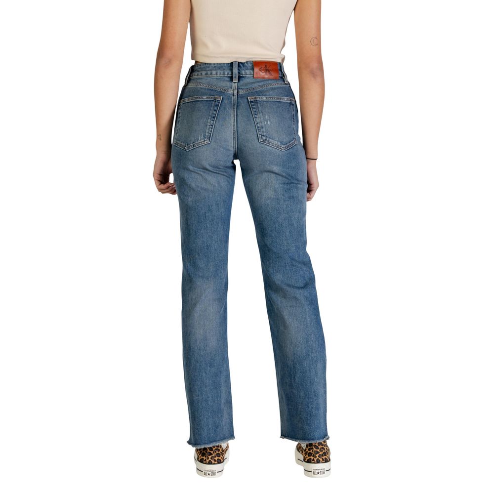 Calvin Klein Jeans Blue Cotton Mom Jeans
