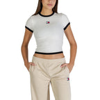 Tommy Hilfiger Jeans White Recycled Cotton T-Shirt