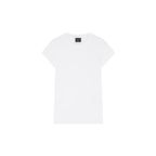 Armani Exchange White Cotton T-Shirt
