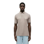 Armani Exchange Brown Cotton Polo Shirt