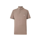 Armani Exchange Brown Cotton Polo Shirt