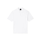 Armani Exchange White Cotton Polo Shirt