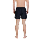EA7 Emporio Armani Bicolor Polyester Swim Shorts