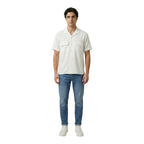 Antony Morato Beige Viscose Shortsleeve Shirt