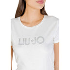 Liu Jo White Cotton T-Shirt