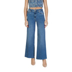 Liu Jo Blue Cotton Bootcut Jeans