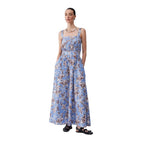 Liu Jo Blue Cotton Long Dress