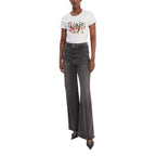 Liu Jo Cream Cotton T-Shirt