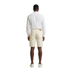 Jeckerson Cream Cotton Bermuda Shorts