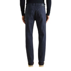 Jeckerson Blue Elastane Skinny Pants