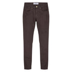 Jeckerson Brown Cotton Skinny Jeans
