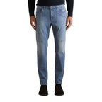 Jeckerson Light Blue Recycled Polyester Skinny Jeans