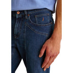 Jeckerson Blue Recycled Cotton Skinny Jeans