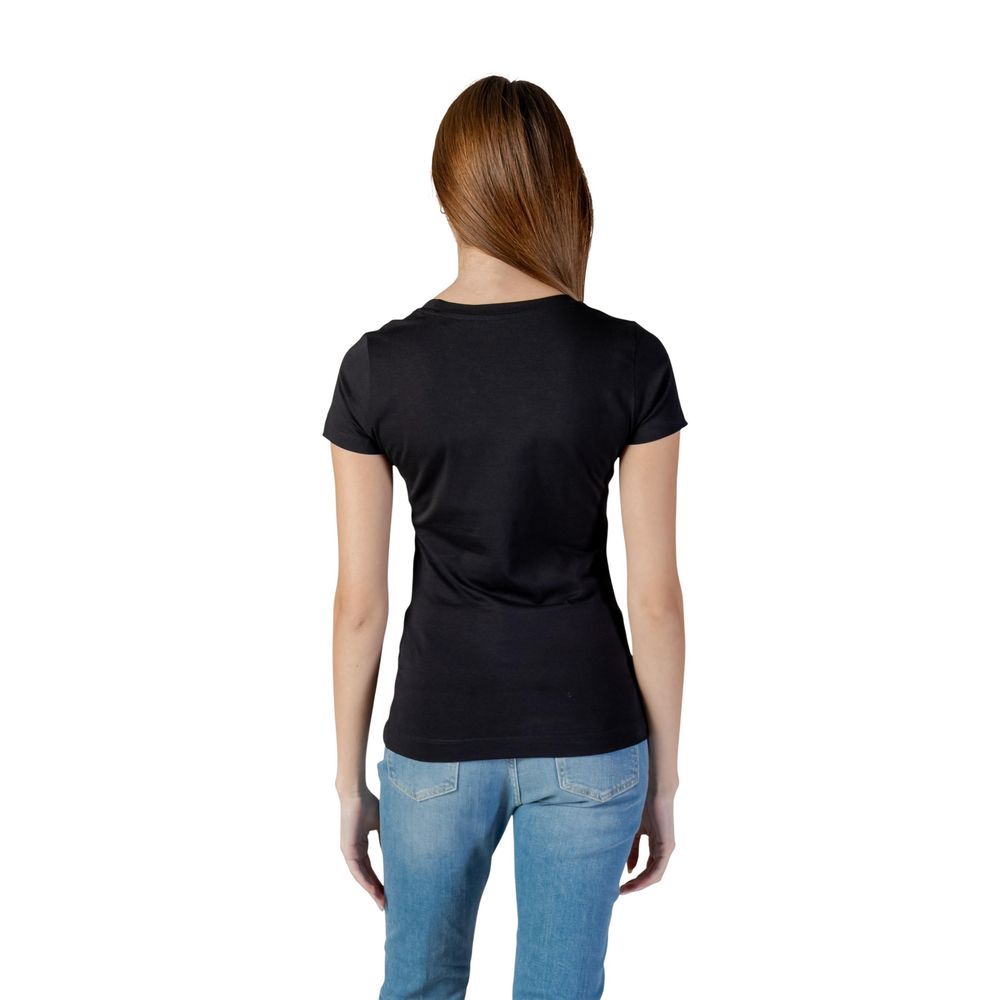 Guess Black Cotton T-Shirt