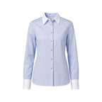 Morgan De Toi Blue Polyester Blouse