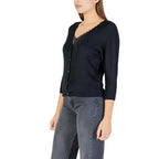 Morgan De Toi Black Polyester Cardigan