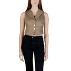 Morgan De Toi Green Cotton Waistcoat