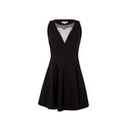 Morgan De Toi Black Polyester Midi Dress