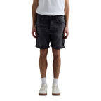 Replay Gray Cotton Bermuda Shorts