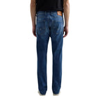 Replay Blue Cotton Relaxed Fit Jeans