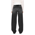 Only Black Recycled Cotton Mom Jeans