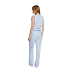 Morgan De Toi Blue Polyester Dress Pants