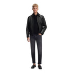 Hugo Boss Black Leather Leather Jacket