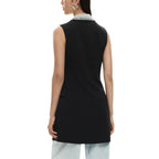 Desigual Black Polyester Midi Dress