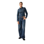 Levi's Blue Cotton Mom Jeans
