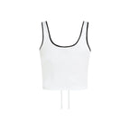 Karl Lagerfeld White Viscose Top