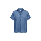 Only Blue Lyocell Shortsleeve Shirt