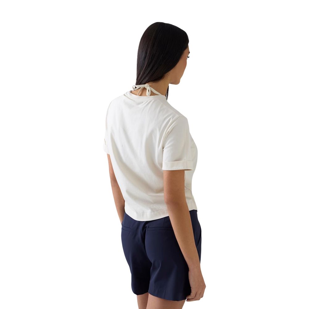 Guess Cream Cotton T-Shirt